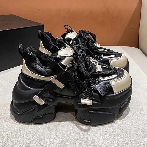 women 2025 Fall And Winter New Padded Women's Hundred Thick Bottom Sponge Cake Casual Sneakers_desvips.com
