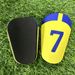 Mini Shin Guards For Kids & Youth - Lightweight Football Leg Pads, Adjustable Straps, Comfortable Fit For Training & Matches (Yellow, Small Sizes)_desvips.com