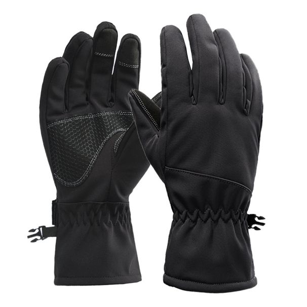 Winter Outdoor Cycling Touchscreen Gloves Fleece-Lined Unisex Waterproof Windproof Warm Motorcycle Ski Camouflage_desvips.com