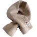 Alpaca Wool Short Lazy Style Solid Color Autumn Winter Warm Cross Scarf Unisex Soft Skin-Friendly High-End_desvips.com