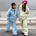 for Women, Outdoor Sports Warm Double Board Set, Unisex Ski Suit_desvips.com