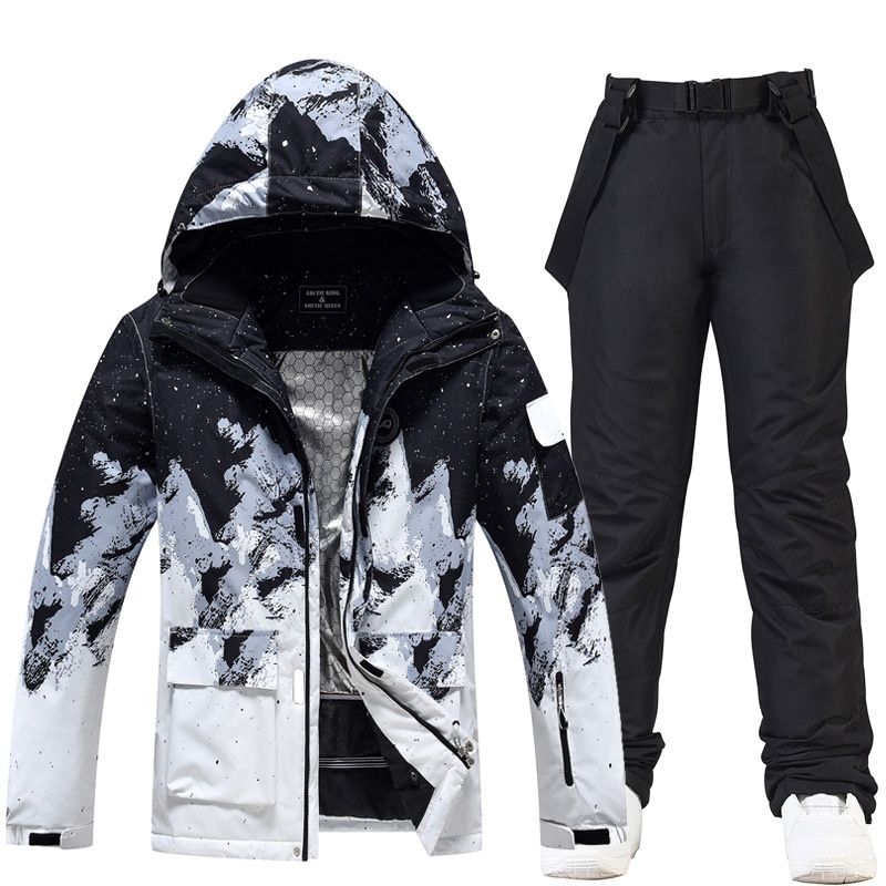 001 Women's Men's Winter Outdoor Jacket Pants Snowboard And Snow Ski Suit New Model_desvips.com