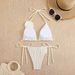 New Three-dimensional Floral Women's Swimsuit Bikini Set_desvips.com