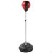 Set Punching Ball Da Terra Per Adolescenti Con Guantoni E Pompa, Altezza Regolabile Da 126-144 Cm_desvips.com