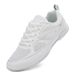 White Cheerleading For Women Girls Lightweight Dance Shoes Breathable Aerobics Sports Sneakers 2522_desvips.com