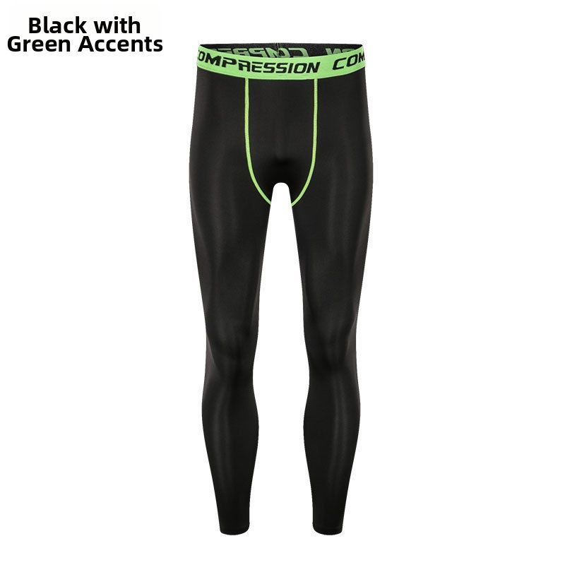 Men's Compression Leggings Quick Drying Outdoor Cycling Sports Tights Fitness Pants_desvips.com