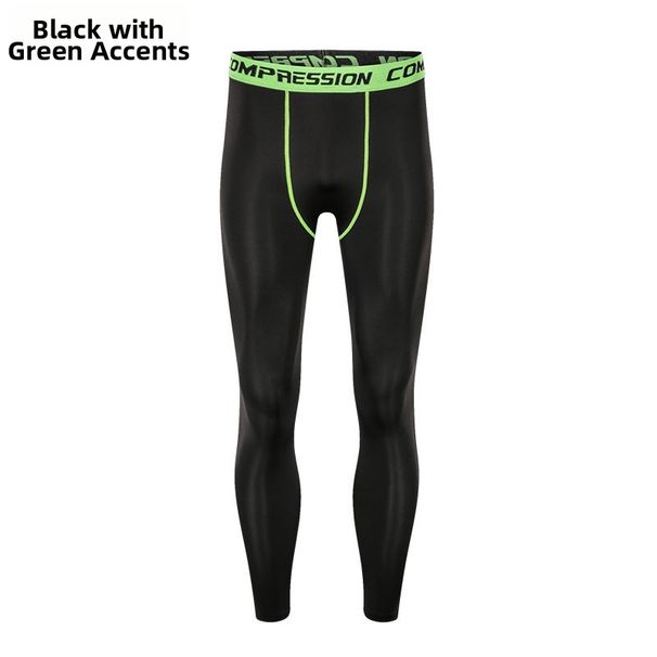 Men's Compression Leggings Quick Drying Outdoor Cycling Sports Tights Fitness Pants_desvips.com