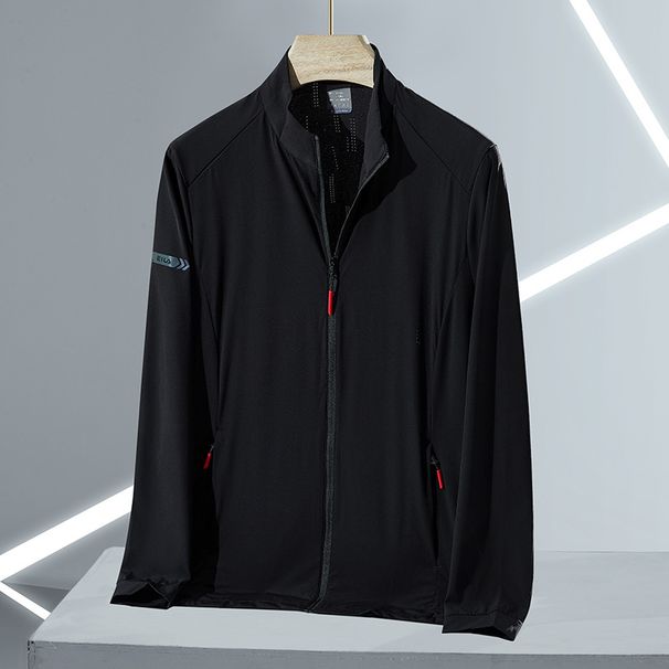 Ice Silk Women, Ultra-Thin Stand Collar Jacket, UV Skin Clothing For Men, Fishing Sports Sun Protection Wear, Trendy_desvips.com