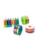 Space Capsule Detachable Rainbow Silicone Main Spool Large Reel Fishing Line Set Box Accessories_desvips.com