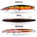 for Bass, Ultimate Lure 11.5cm 10.2g Plastic Bait Minnow Fishing Gear_desvips.com