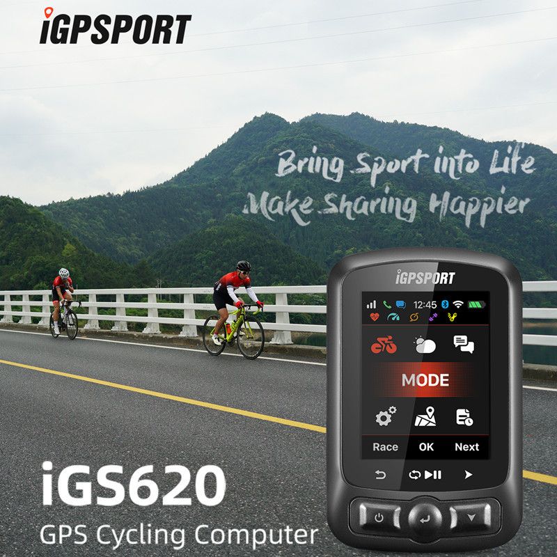 English IGS620 Smart GPS Bicycle Computer Cycling Navigation Road Mountain Bike_desvips.com