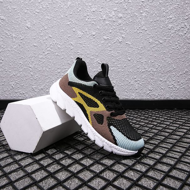 Spring and autumn new breathable running shoes for female students casual shoes comfortable sports shoes large size_desvips.com