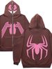 Men's Hoodie Spring Autumn Winter New American Style Full Zip Loose Casual Youth Jacket Street_desvips.com