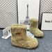 Inner Height Increase Lamb Sheep Baa ~ Furry For Women Wool Lined Winter New Short Birkens Tock Cotton Shoes Snow Boots_desvips.com