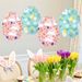 Cross-border Easter For Spring-themed Parties, Rabbit Egg Hanging Paper Lantern Arrangements And Decorations_desvips.com