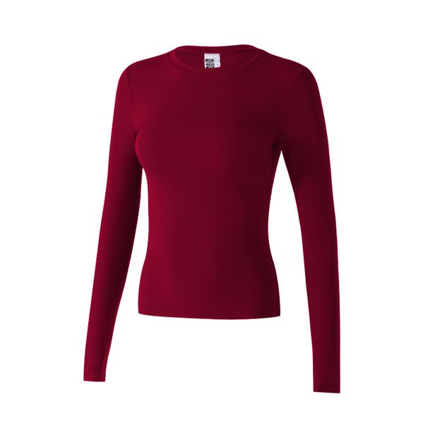 Weightlifting Fairy Yoga Women's Autumn And Winter Tight Pilates Training Fitness Quick-Drying Clothes Sports Tops Long_desvips.com