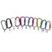 High-quality Aluminum Alloy Thickened Hanging Buckle, D-shaped Carabiner Quick-release Buckle_desvips.com