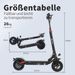 E-Scooter 10 Zoll E-roller Mit Straßenzulassung (ABE) Klappbar, Max. 60km 500 W, 20 Km/h, ( Scheibenbremse Vorne Und Hinten), Doppelte Stoßdämpfung,_desvips.com