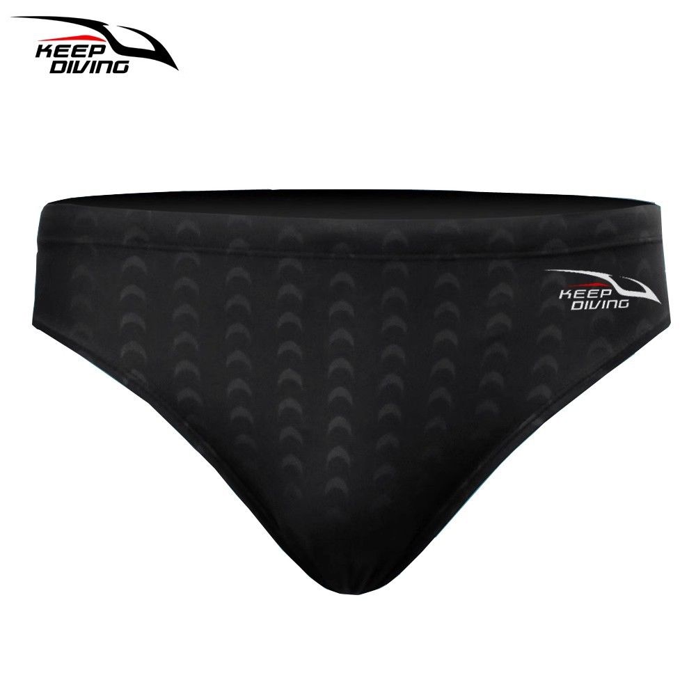 Keep Diving Swimming Triangle Swim Trunks For Men Shark Skin Racing Breathable Quick-Dry Professional Sexy ST-703_desvips.com