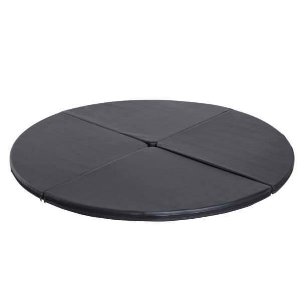 Faltbare Runde Pole Dance Matte – 5 Cm Dick Rutschfeste Oberfläche Ideal Für Pole Dance Gymnastik & Yoga Zuhause_desvips.com