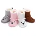 Infant Winter Baby Toddler Newborn Cute Cartoon Bear Shoes Cutefeet Girls Boys Little Kid First Walkers Snow Boots_desvips.com
