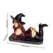 Funny Witch Pen Holder Sexy Witch Bookshelf Figurine With Pen Holder Witch Statue Pens Holders Desk Organizer Halloween Decor_desvips.com