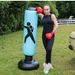 Kids Punching Bag Stand 1.6m Height Inflatable Boxing Pillar With Base Anti Fall Training Toy For Children_desvips.com