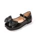 Red Girls' Leather Spring And Autumn New Bow Princess Performance Children's Single Soft Sole Baby Shoes Girls'_desvips.com