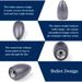 Texas Free Group Bullet Head Fishing Anti-Hook Bottom Lead Sinker Lure Accessories_desvips.com