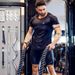Fitness T-Shirt Summer Base Layer Sweatshirt Sports Training Men's Elastic Quick-Dry Short Sleeve Compression Shirt For_desvips.com