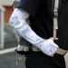 Loose Ice Sleeves Cool Sun Protection Sleeves For Men Summer Driving And Cycling Sunshade Ice Fishing Fingerless Long Sleeves_desvips.com