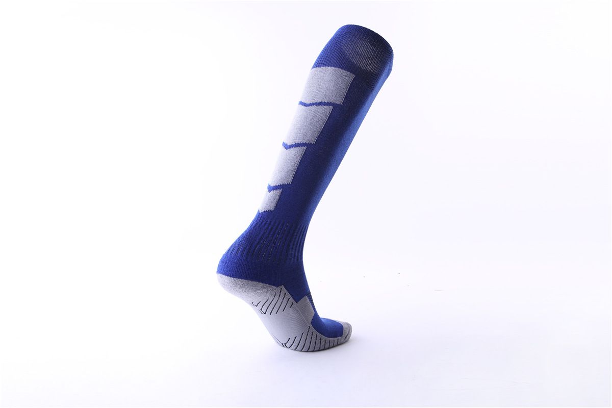 Men's Over The Knee Soccer Socks Breathable Sweat Wicking Terry Soles Student Competition Sports_desvips.com