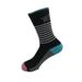 High-Performance Unisex Sports Socks For Cycling, Running, Hiking & Basketball - Breathable Nylon Blend With Arch Support (Black/White/Red)_desvips.com