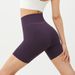 Women’s Clothing High Waist Hip Lifting Thin Elastic Four Point Pants Summer Tight Cycling Quick Drying Women's Yoga Fitness Pants For Outer Wear_desvips.com