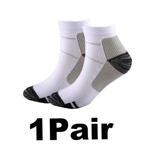 1/3/5 Pairs Men Women Socks Couples Elastic Pressure Compression Socks Outdoor Sports Trail Running Cycling Ankle Socks Boat_desvips.com