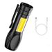 Cross-Border New Multi-Functional USB Charging Outdoor Portab COB Side Strong Light Mini Small Flashlight Gift_desvips.com