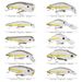 Minnow Popper Plastic Hard Bionic Lure Bait Sinking Pencil Fishing Gear_desvips.com