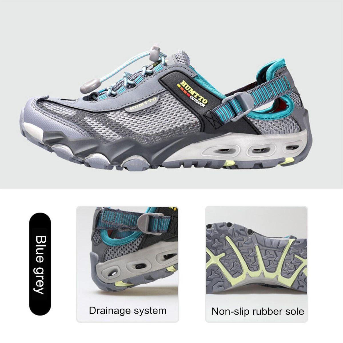 HUMTTO Summer Wading Hiking Shoes For Men Outdoor Man Sneakers Breathable Quick Drying Sports Trekking Beach Barefoot Mens Shoes_desvips.com