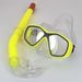Adult And Children Snorkeling Semi-Dry Wet Snorkel Three-Piece Set Swimming Goggles Diving Mask Three Treasures_desvips.com