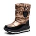 100% Cotton Snow Boots For Boys And Girls, Mid-Calf Wool Thickened Warm Large Size Cotton Shoes, Winter Boots_desvips.com