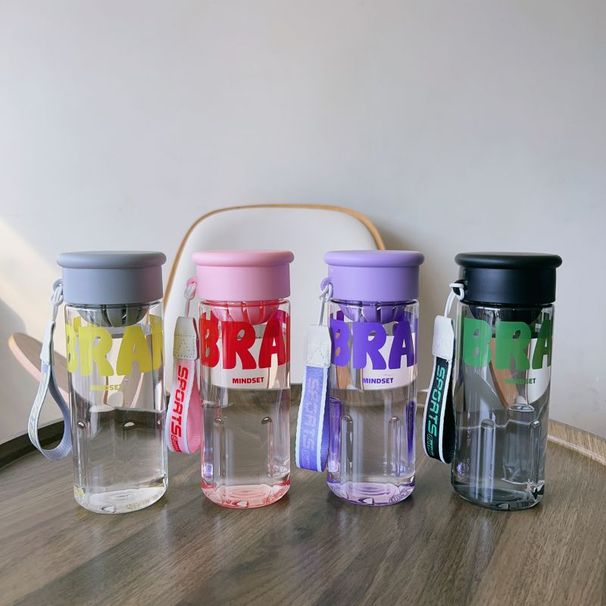 Trendy Water Bottle For Men And Women Students, Simple Design With Tea Infuser, Portable, Shockproof, High Temperature_desvips.com