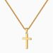 Cross Necklace For Men, Fashionable Vacuum-plated Necklace, Trendy And Cool, Unisex Stainless Cross Pendant Jewelry,_desvips.com