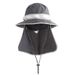 Men's Outdoor Fisherman Hat - UPF50+ Sun Protection, Foldable & Neck Flap For Hiking, Fishing & Travel_desvips.com