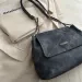Women's Shoulder Bag: Trendy Chain Crossbody Bag, Triple Tone: Grey/Brown/Blue E0a1_desvips.com
