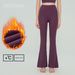 New Fleece-Lined Thickened Women, Sports Fitness Yoga Pants, Autumn Winter Casual Shark Flared Pants For Outdoor Wear_desvips.com