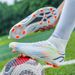 High-top Soccer With Long Spikes Men And Women, Grass Training Shoes For Students_desvips.com