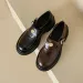 French Wool Womens British Style Spring Fashion Casual Thick Sole Added Single Small Leather Shoes 240904_desvips.com