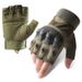 Half Finger Outdoor Gloves For Men & Women, Military Training, Cycling, Sports - Anti-Slip Grip, Durable Synthetic Leather, Lightweight & Breathable_desvips.com