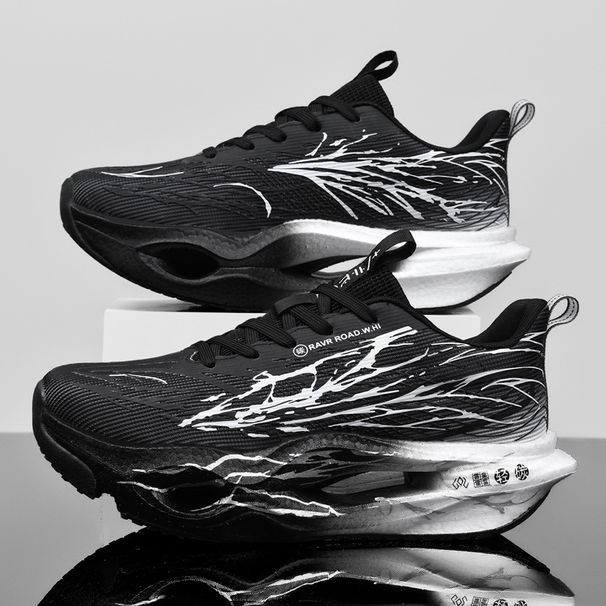 Men Women Ultra Light Carbon Plate Shoes Breathable Mesh Upper Soft Midsole Rubber Outsole For Running Training Sneakers_desvips.com