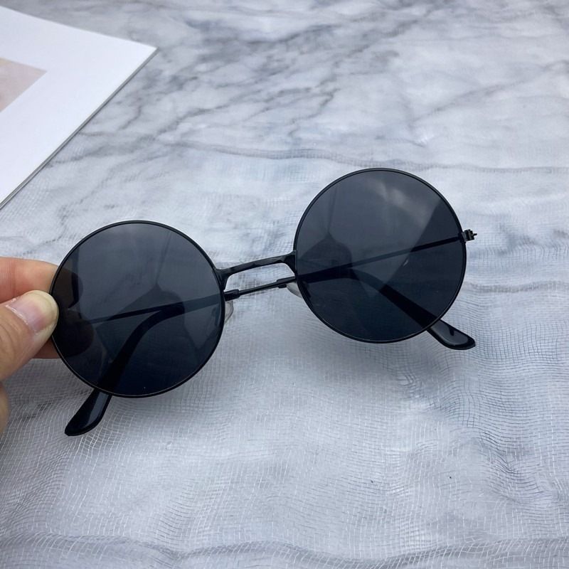 2026 New Unisex Classic Trend Colorful Pilot Glasses, Retro Round Metal Stent Sunglasses, Top Picks For Outdoor Sports Outfits_desvips.com